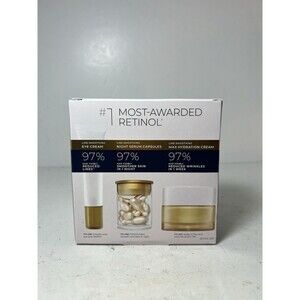 ROC Retinol Anti Aging Starter Kit Eye Cream Serum Capsules Max Hydration Cream